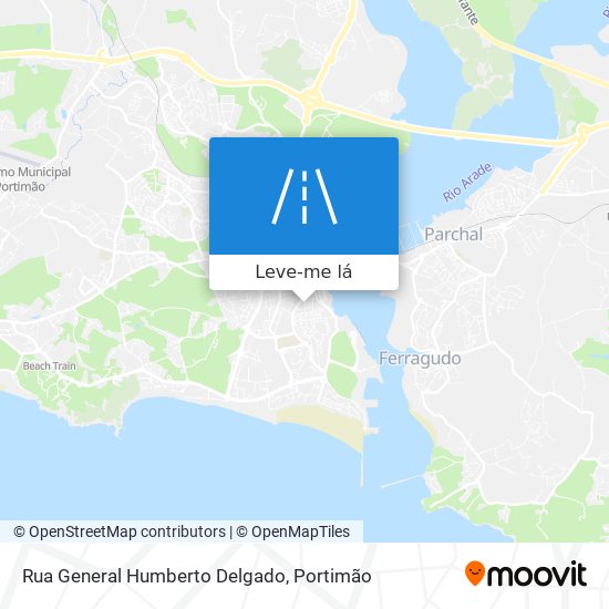 Rua General Humberto Delgado mapa