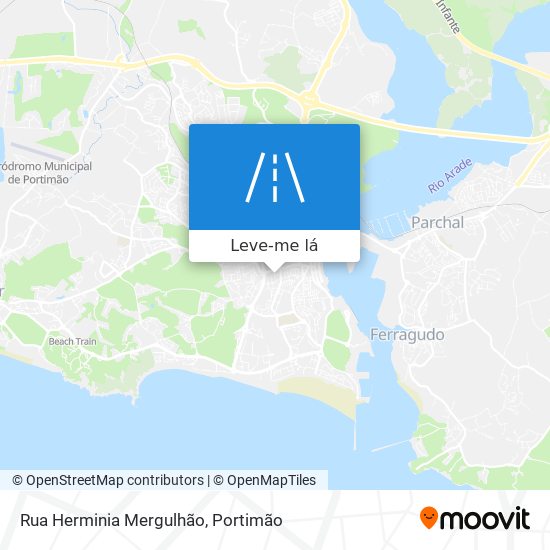Rua Herminia Mergulhão mapa