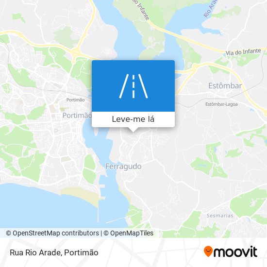 Rua Rio Arade mapa