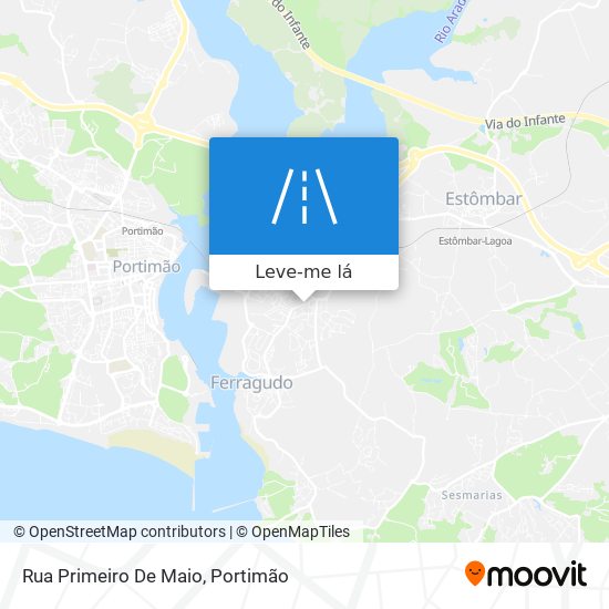 Rua Primeiro De Maio mapa