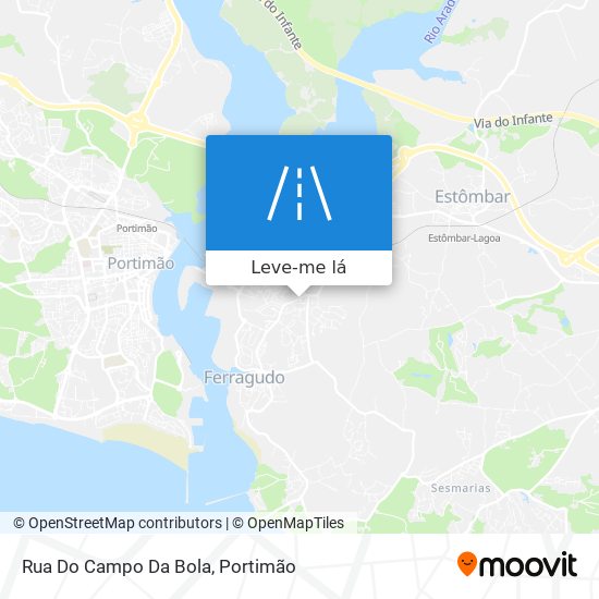 Rua Do Campo Da Bola mapa