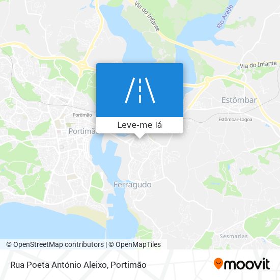 Rua Poeta António Aleixo mapa