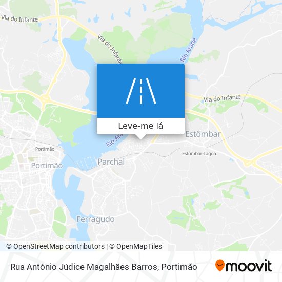 Rua António Júdice Magalhães Barros mapa