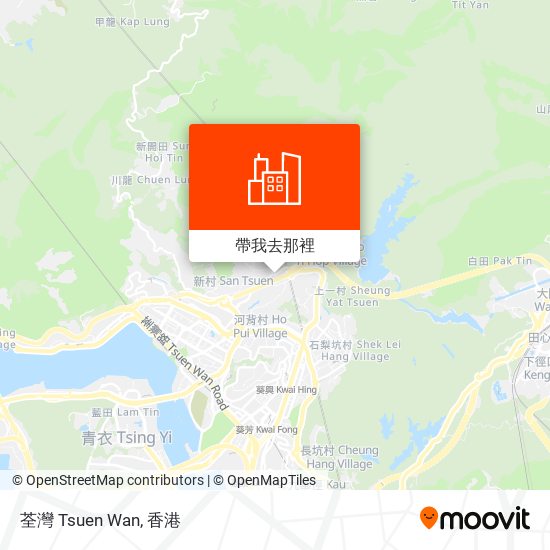荃灣 Tsuen Wan地圖