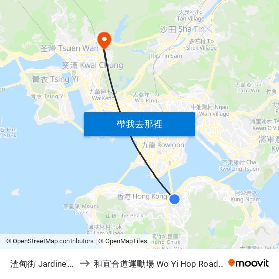 渣甸街 Jardine's Bazaar to 和宜合道運動場 Wo Yi Hop Road Sport Ground map