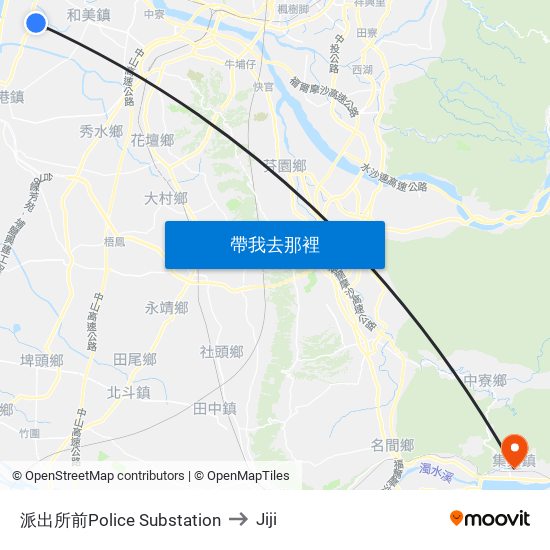 派出所前Police Substation to Jiji map