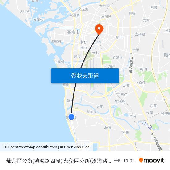 茄萣區公所(濱海路四段) 茄萣區公所(濱海路四段) to Tainan map