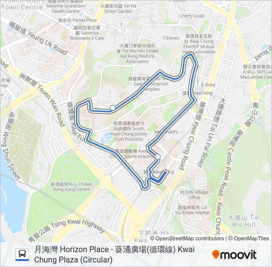 NR413 Bus Line Map