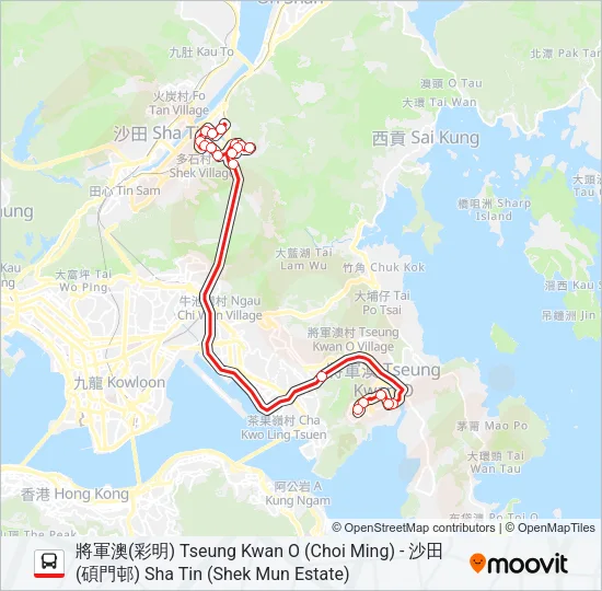 90 Bus Line Map