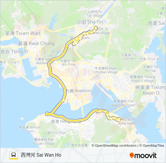986 Bus Line Map