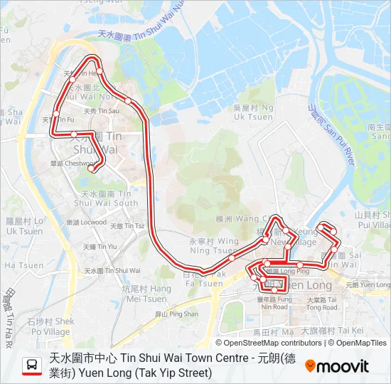 69 Bus Line Map