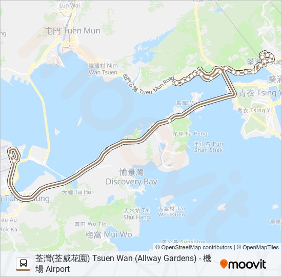 a38 Route: Schedules, Stops & Maps - 機場 Airport (Updated)