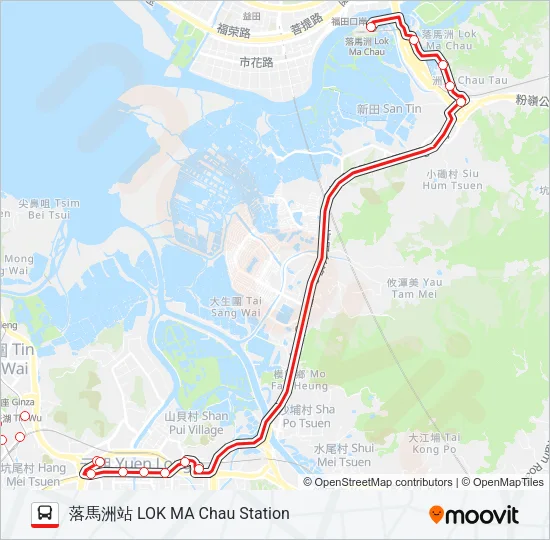 B1 Bus Line Map
