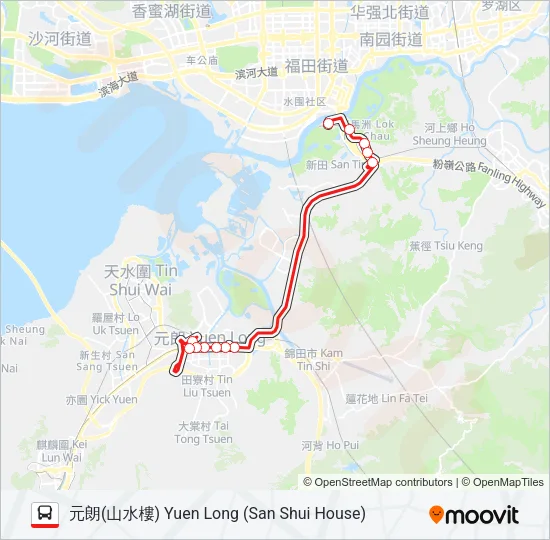 B1 Bus Line Map