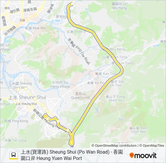 B7 Bus Line Map