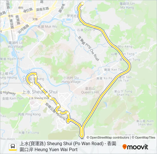 B7 Bus Line Map