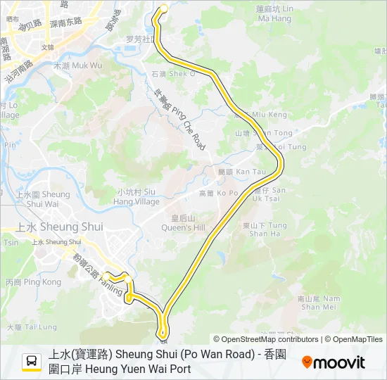 B7 Bus Line Map