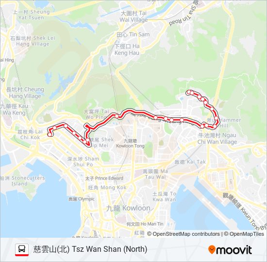 2P bus Line Map