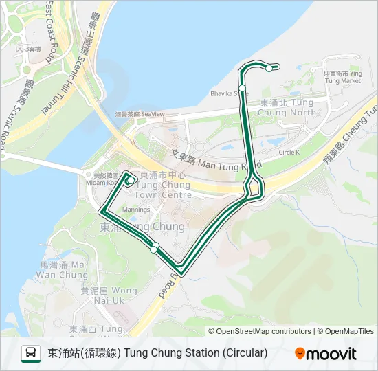 37A Bus Line Map