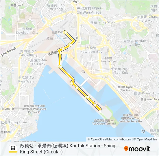 22D Bus Line Map