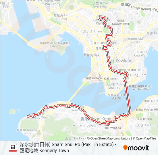 104  Line Map