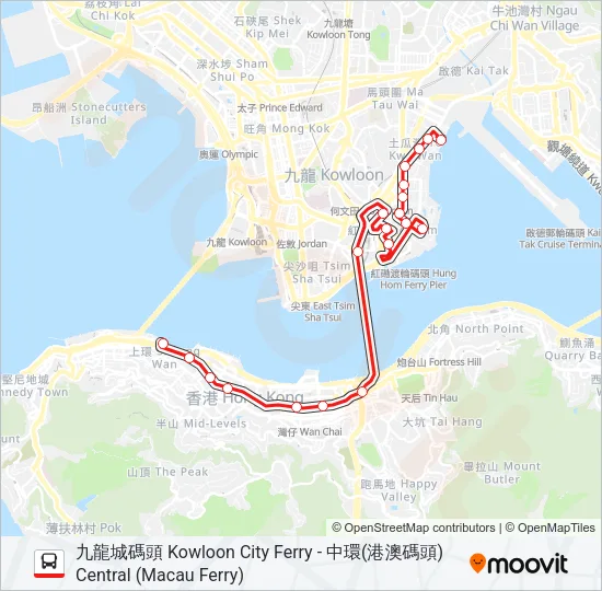 115 Bus Line Map