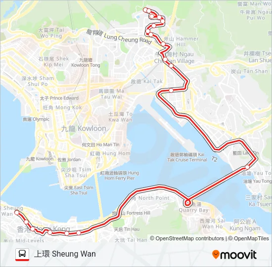 302 Bus Line Map