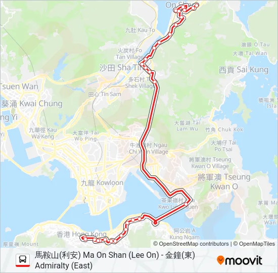 680 Bus Line Map