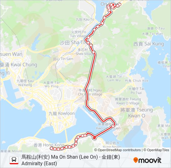 巴士680的線路圖