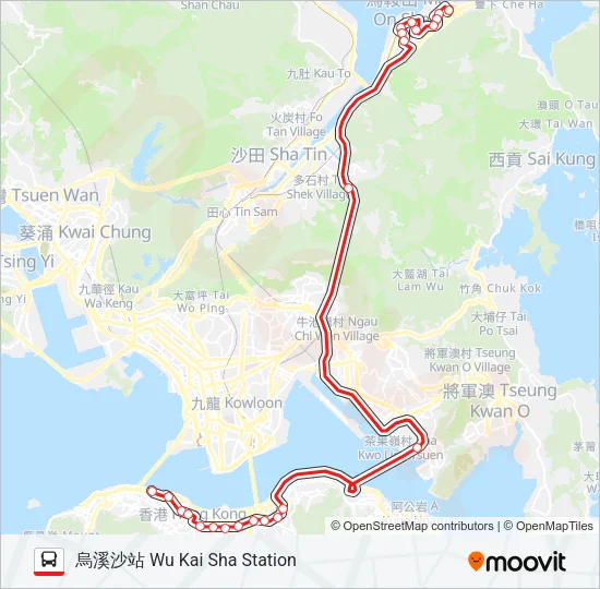 680X Bus Line Map