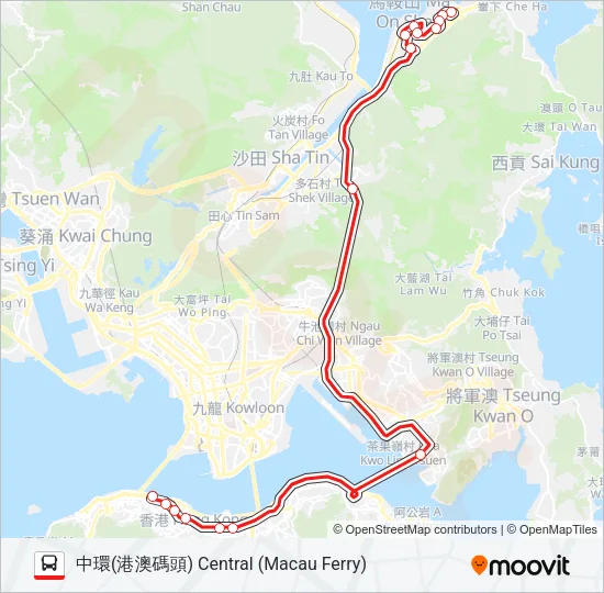 680X Bus Line Map
