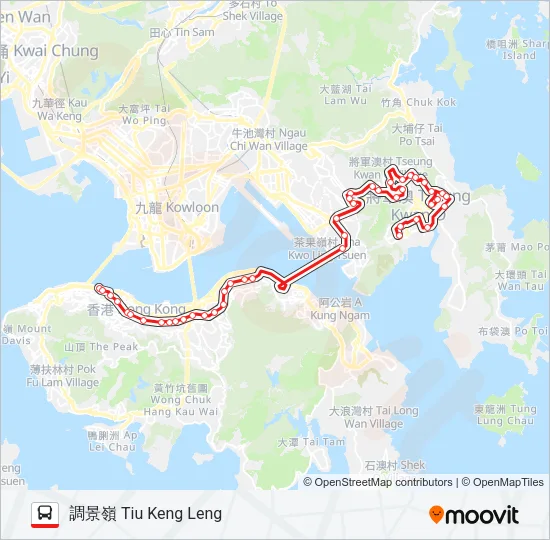N691 Bus Line Map