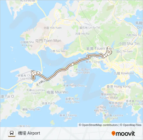 A30 Bus Line Map