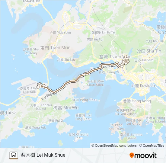 A30 Bus Line Map