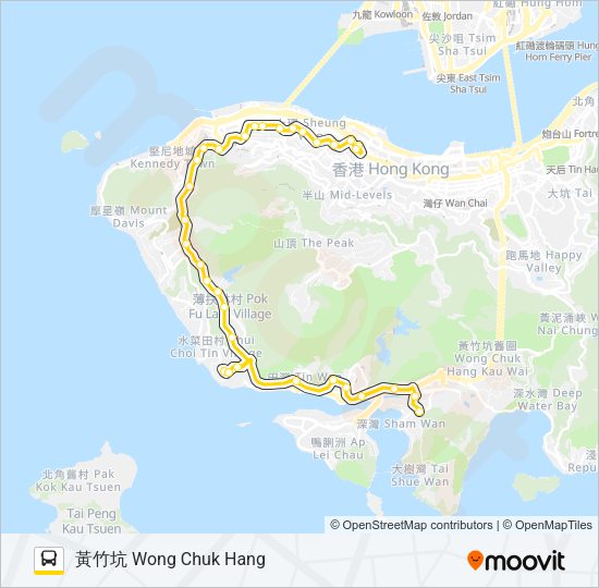 巴士4的線路圖