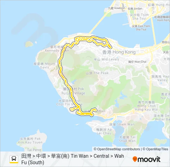 4 Bus Line Map