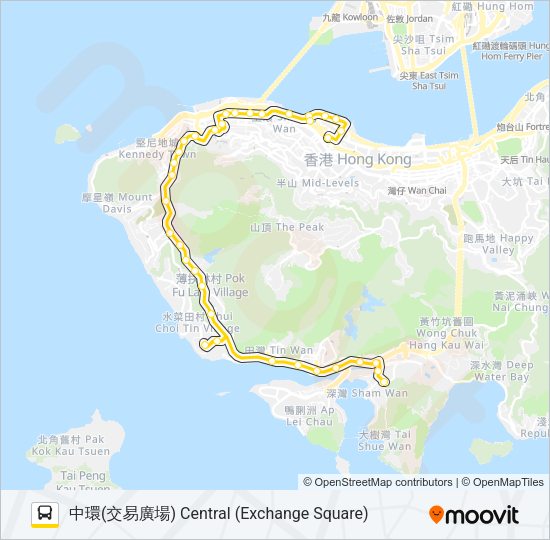 巴士4的線路圖