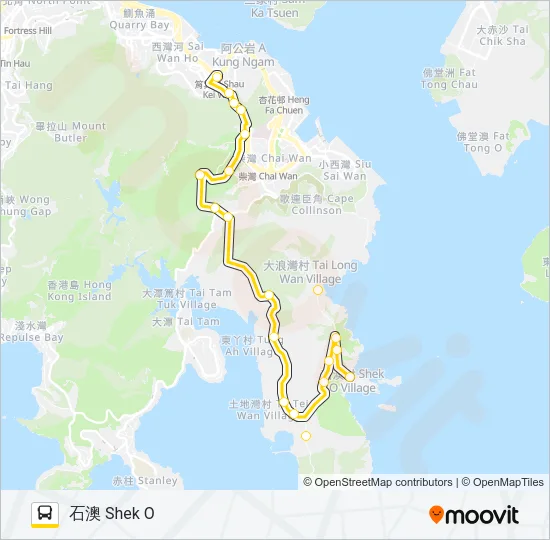 9 Bus Line Map
