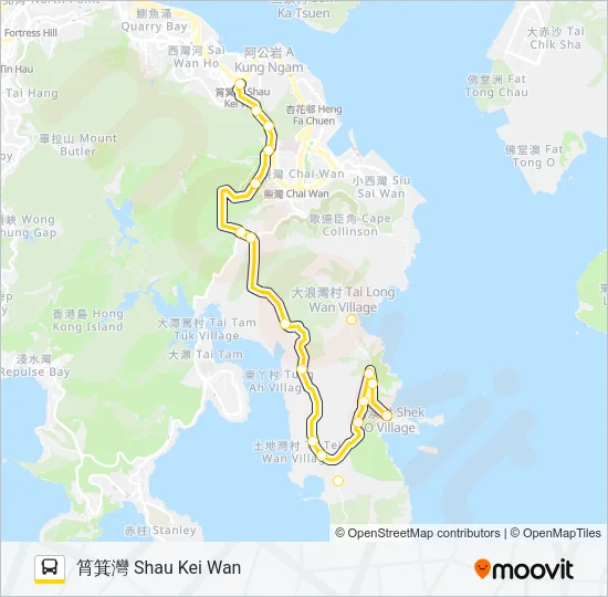 9 Bus Line Map