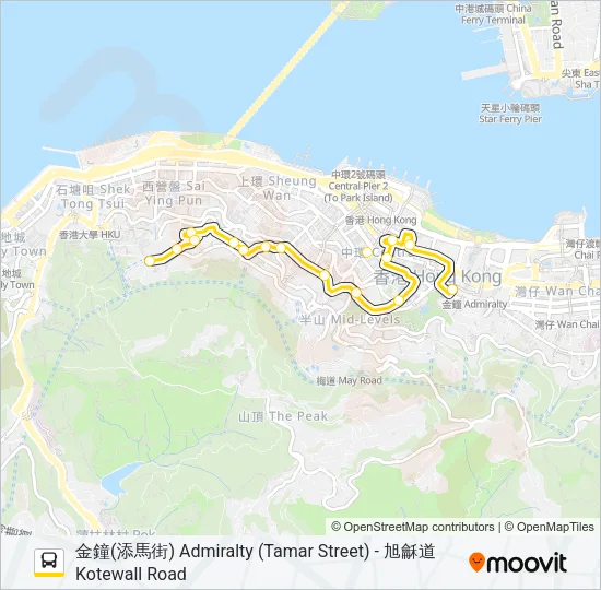 13 Bus Line Map