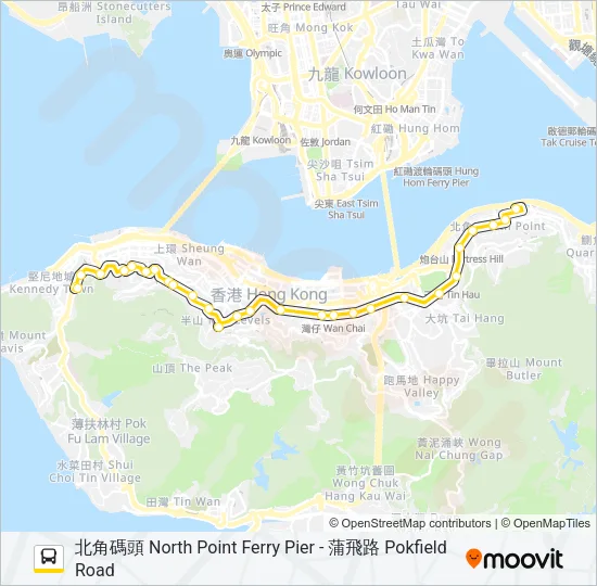 23 Bus Line Map