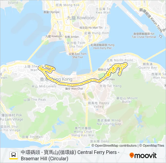 25 Bus Line Map