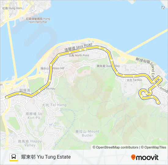 2A Bus Line Map