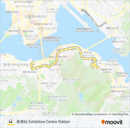 2A Bus Line Map