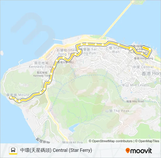 3A Bus Line Map