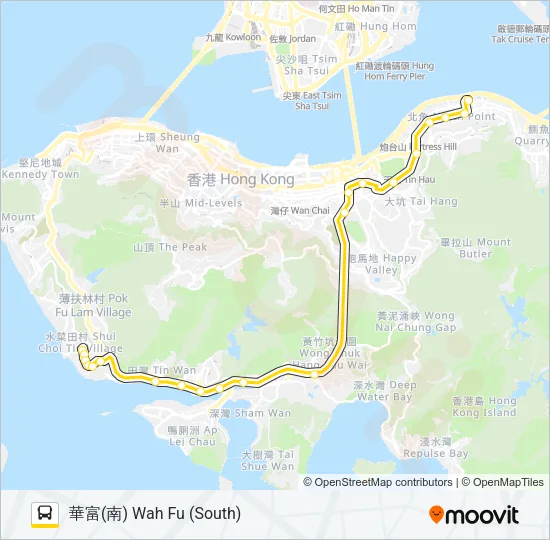 42 Bus Line Map