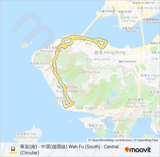4X Bus Line Map