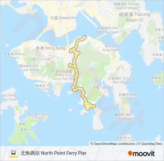 63 Bus Line Map