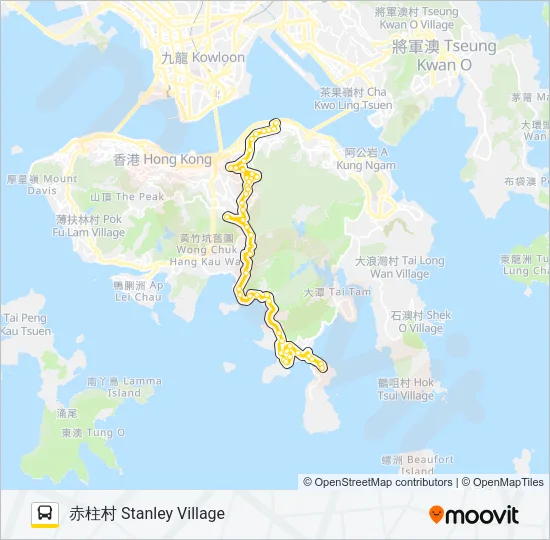 63 Bus Line Map