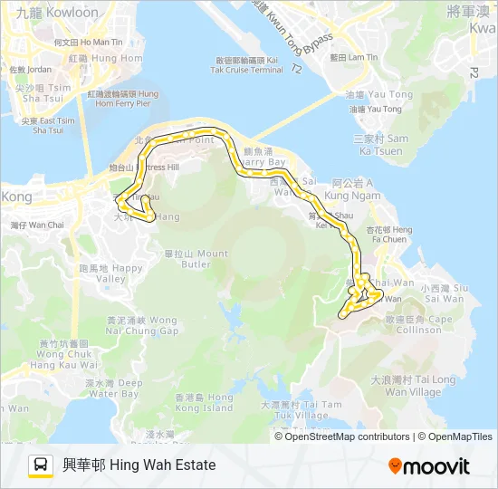 81 Bus Line Map